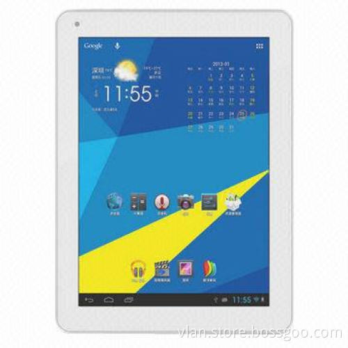 9.7-inch Android Tablet PCs, DDR3 1G, A31s Cortex-A7 CPU Dual Core 1.5GHz, 802.11 a/b/g/n, 2 Camera
